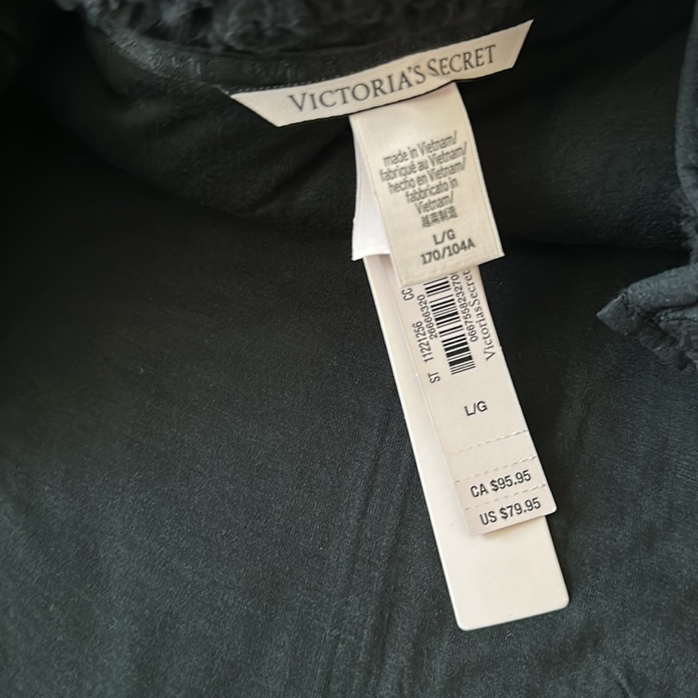 VICTORIA'S SECRET Cozy Fleece Full-Zip Mock Neck Jacket Size L - Picture 11 of 12